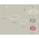 Suspended lamp with composite crystal Ambrella Light, XR92081310, GX53 LED 12 W, white sand, transparent, pink