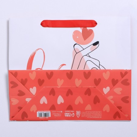 Gift package laminated, packaging, “love”, ml 23 x 27 x 11.5 cm-3