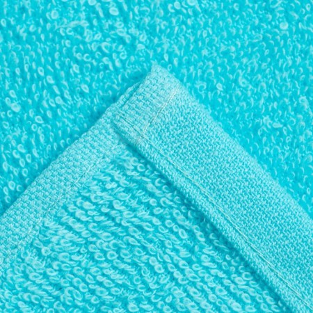 Tainted rainbow towel, 100x150cm, turquoise color, 295g/m, cotton-4