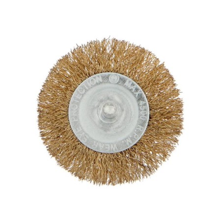 Metal brush for a tundra drill, with a hairpin, flat, 65 mm-3