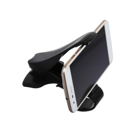 Phone holder, clothespin on the instrument panel, black-1