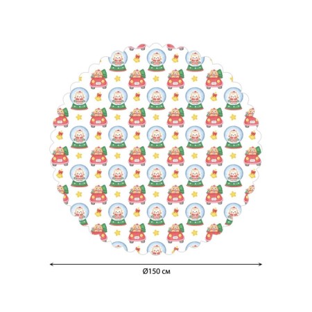 The tablecloth "Fairytale cats", round, Saten, d = 150 cm-1