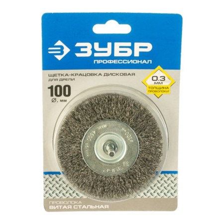 Brush Brush bison 35198-100_z02, disk, twisted, steel, 0.3 mm, 100 mm