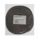 Sealing brush self -adhesive tundra, 9x5 mm, brown, 10 m.
