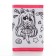 Velcro purse for coloring "Anime Girl"