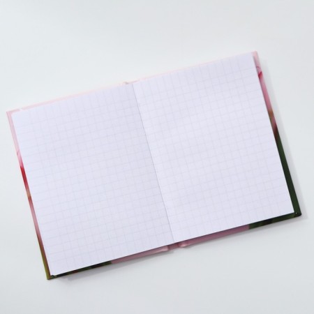 Notepad in a solid cover A7, 64 liters “since March 8. Tulips "-3