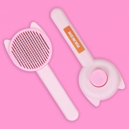 Popular Plastic "cat" with self -cleaning function, 8.5 x 20 cm, pink-1