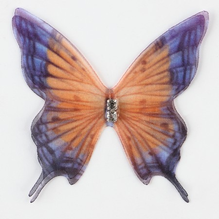 Decor for creativity "Butterfly Fire", two -layer, set of 12 pcs., Size 1 pc. - 5 × 5 cm-2