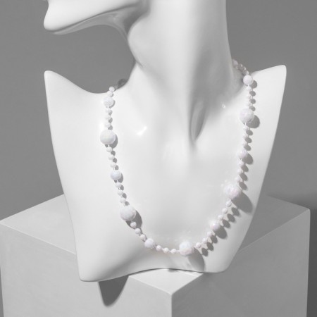 Beads "weightlessness" balls, color rainbow-white, 45 cm-1