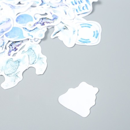 Stickers for creativity "sea swimming" set of 50 pcs 4.4x6.5x1.1 cm-2