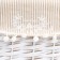 High -high shelling basket with handles "bell", 36x26x26 cm, white