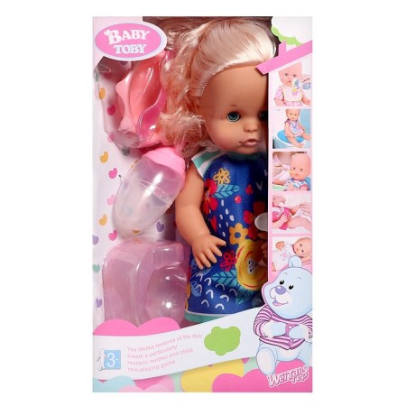Pups functional "My baby" drinks, pisses, with accessories-9