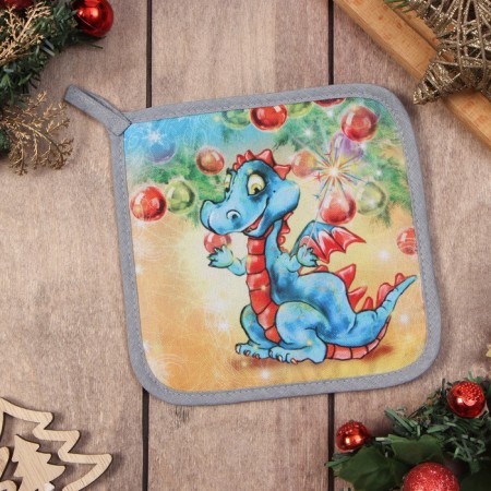Take "New Year's toys" 17x17 cm, 35% HL, 65% PE, Vatin 250 g/m2