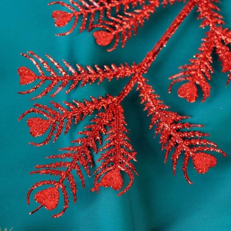 Decor shine "Heart leaves" 30 cm, mix-1