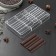 Form for chocolate and sweets "Styx", 12 cells, 20 × 12 × 2.5 cm, cell 9 × 1.5/1/0.8 cm