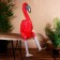 Souvenir "Flamingo" hanging paws, wood 70 cm