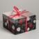 Capcake box, confectionery packaging, 4 cells "Congratulations", 16 x 16 x 10 cm