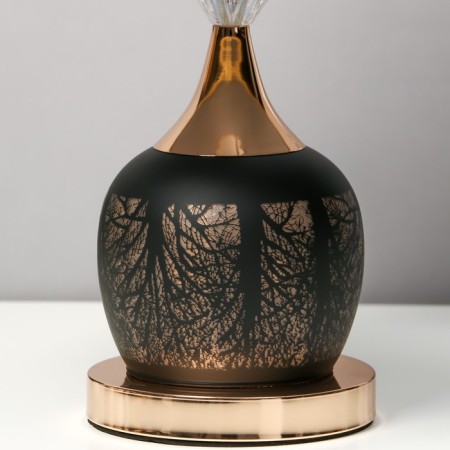 Monica table lamp E27 40W black-gold 27x27x43 cm Risalux-4