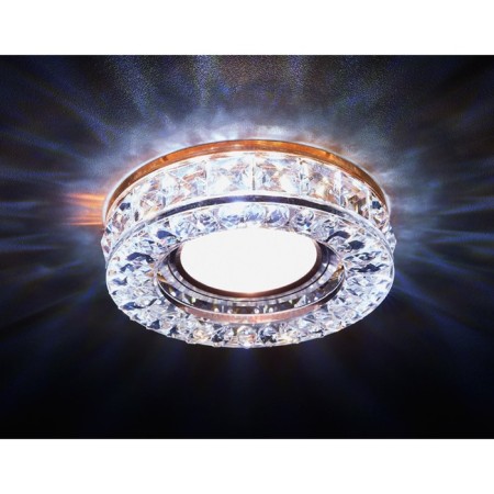 Ambrella Light Lumber built -in LED, G5.3, 3W, Chrome Color, Brown, D = 60 mm