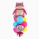 Set of balls "Happy Birthday. Pink tiger ”, latex, foil, 10 pcs.