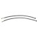 Flexible eyeliner for the Zein mixer, fiber-neong, 1/2 ", M10, 60 cm, set 2 pcs, black
