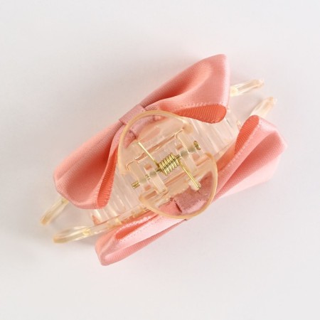 Hair crab with textile decor "The most beautiful", 6 x 4 x 3.2 cm-4