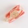 Hair crab with textile decor "The most beautiful", 6 x 4 x 3.2 cm
