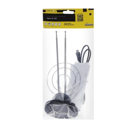 Antenna "Ether" SE-280, indoor, passive, 8 DBI, DVB-T, DVB-T2, digital-2