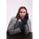 Gloves are female, dimensionless, without insulation, blue color