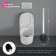 Ersh for the toilet IDDIS SLIDE, 113x103x336 mm, matte glass, chrome