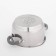 Magistro tefida stainless steel pan, 1.7 l, lid-durglang, plum nose, capsule, silicone handles