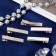 The basis for the hairpin, the clamp 3.2 cm, silver