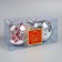 A set of Christmas tree balls “Fine spruce and berries” 2 pcs., Batteries, 5 LED, glow warm white