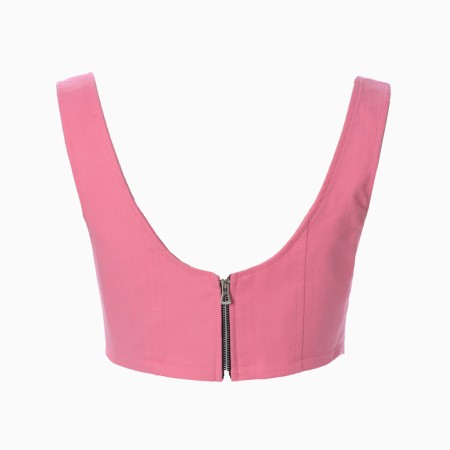 Top female denim Mist: Denim R.46, light pink-8