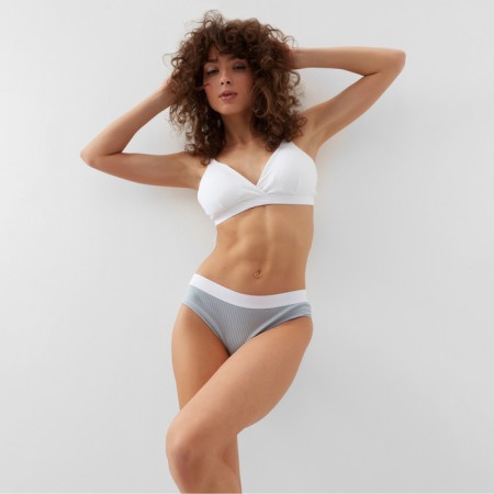 Set of panties of slips minku rubber size 40-42 (white, beige, black) 3 pcs-5