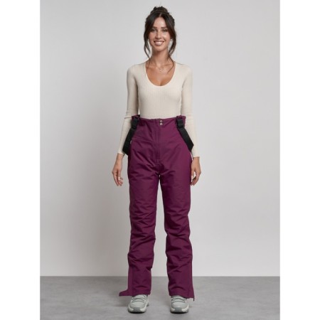 Semicunners of women's winter, size 48, dark purple color-18
