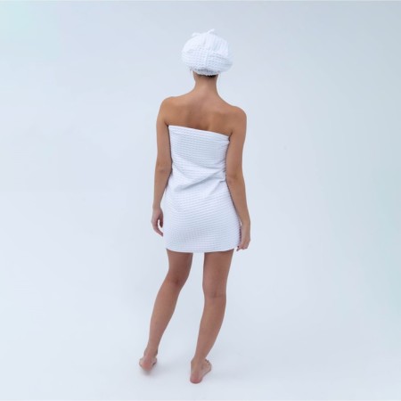 Set for the bath and bathroom Ethel Vafli towel 70*140 cm+Chalma 21*25 cm, cent-12