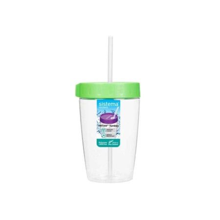 A glass with a tube, 525 ml, mix-2