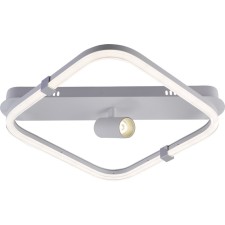 Ceiling lamp Escada, 10280/1LED. 1x31+3W, LED, 2590LM, 3000/4000/6500K, 505x405x180 mm, chromium color