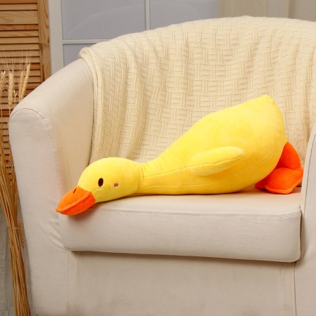 Soft toy "Goose", 60 cm, yellow color