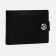 Male purse for magnet, department for bills, for maps, for coins, black color