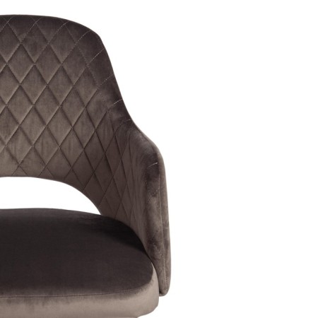 Valkyria Mod chair. 711 fabric/metal, 55x55x80cm, dark gray 14/black-5