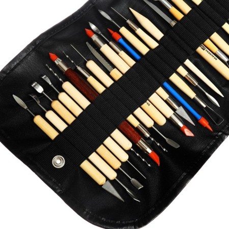 Setting instrument for modeling and Brauberg Art Classic 30 pcs in a twist-6