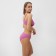 Swimsuit female separate minku plain color purple, size 42