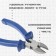 Tundra, CRV, grinded, plastic handles, 200 mm