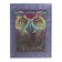 Diamond mosaic with partial filling and uniform rhinestones on the Rama "Owl", 30 x 40 cm