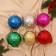 Set of balls plastic D-10 cm, 6 pcs "Star Night" mix