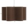 Bayerlux lamp "Laura" E27 15W chocolate 52x52x26-126 cm