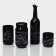 Glass bottle for sauce and oil "Marble", 750 ml