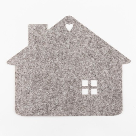 Decorative napkin "Sweet Home" 35 x 30 cm, 100% p/e, felt-1